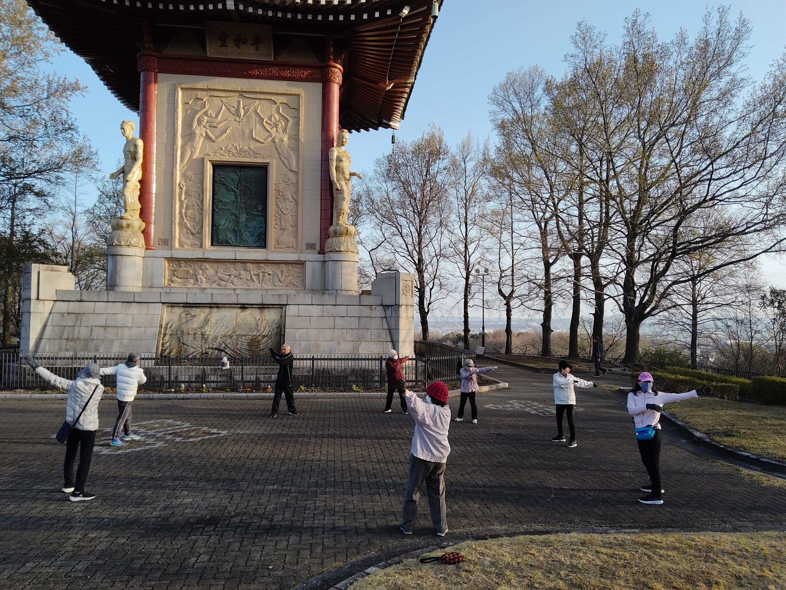 名古屋市名東区「平和公園」行われているブレイン体操  毎朝の積み重ねが人生を輝かせる〜70代・80代・90代の元気の力〜 ブレイントレーナー杉田昭子さん
