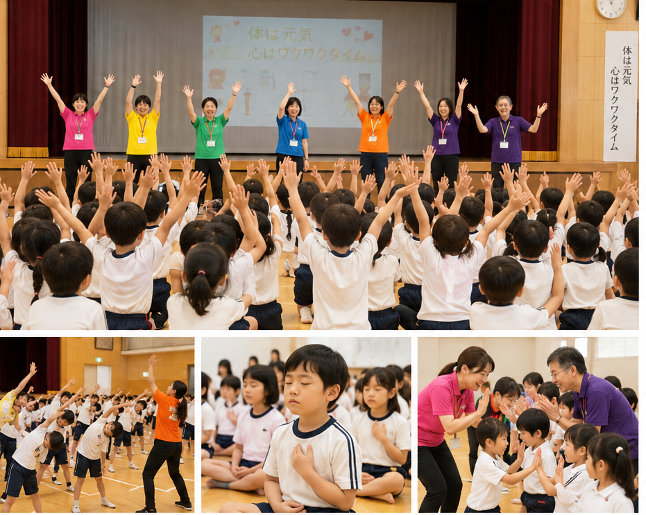 「体は元気、心はワクワク」奈良県の小学校で脳教育授業　150人の子どもたちが笑顔と涙
